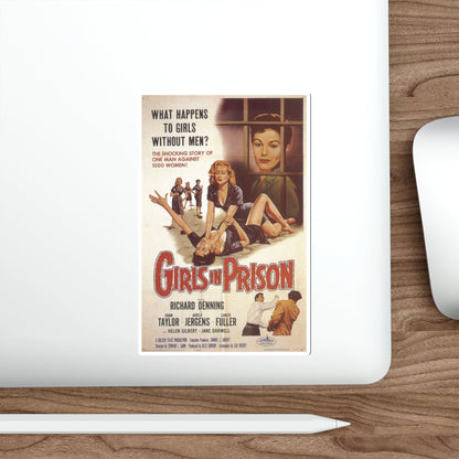 GIRLS IN PRISON 1956 Movie Poster STICKER Vinyl Die-Cut Decal-The Sticker Space