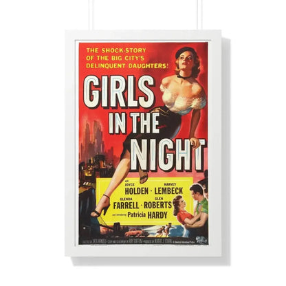GIRLS IN THE NIGHT 1953 - Framed Movie Poster - The Sticker Space