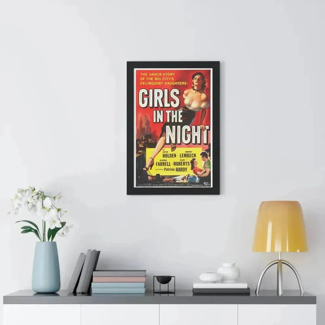 GIRLS IN THE NIGHT 1953 - Framed Movie Poster - The Sticker Space
