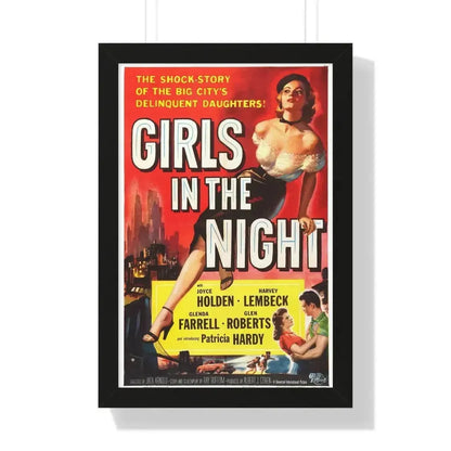 GIRLS IN THE NIGHT 1953 - Framed Movie Poster - The Sticker Space