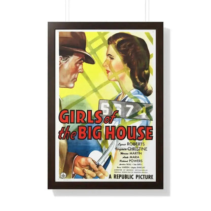 GIRLS OF THE BIG HOUSE 1945 - Framed Movie Poster - The Sticker Space