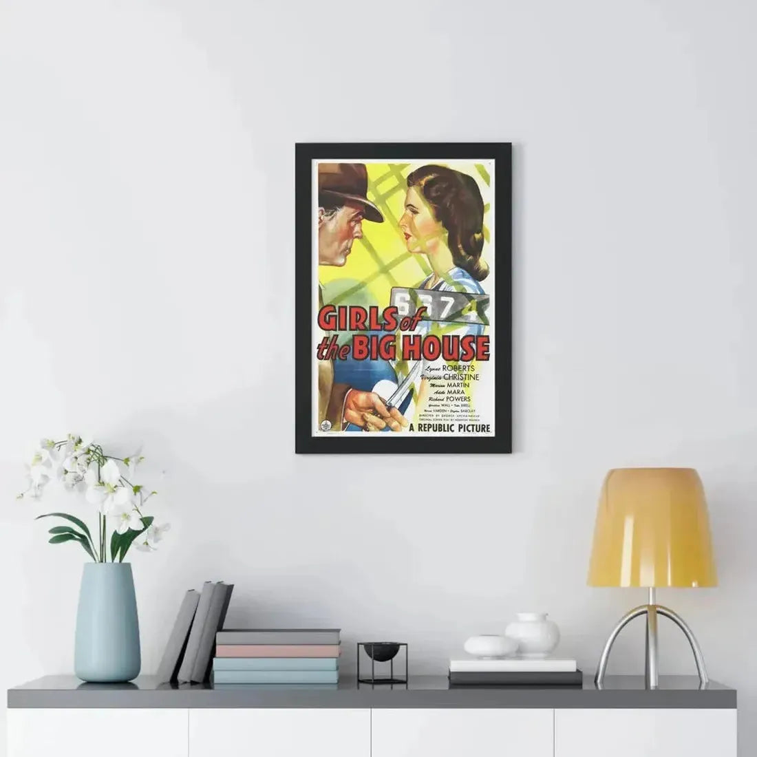 GIRLS OF THE BIG HOUSE 1945 - Framed Movie Poster - The Sticker Space