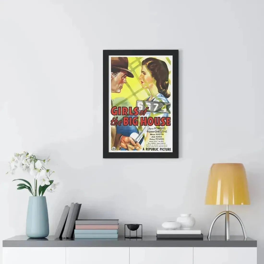 GIRLS OF THE BIG HOUSE 1945 - Framed Movie Poster - The Sticker Space