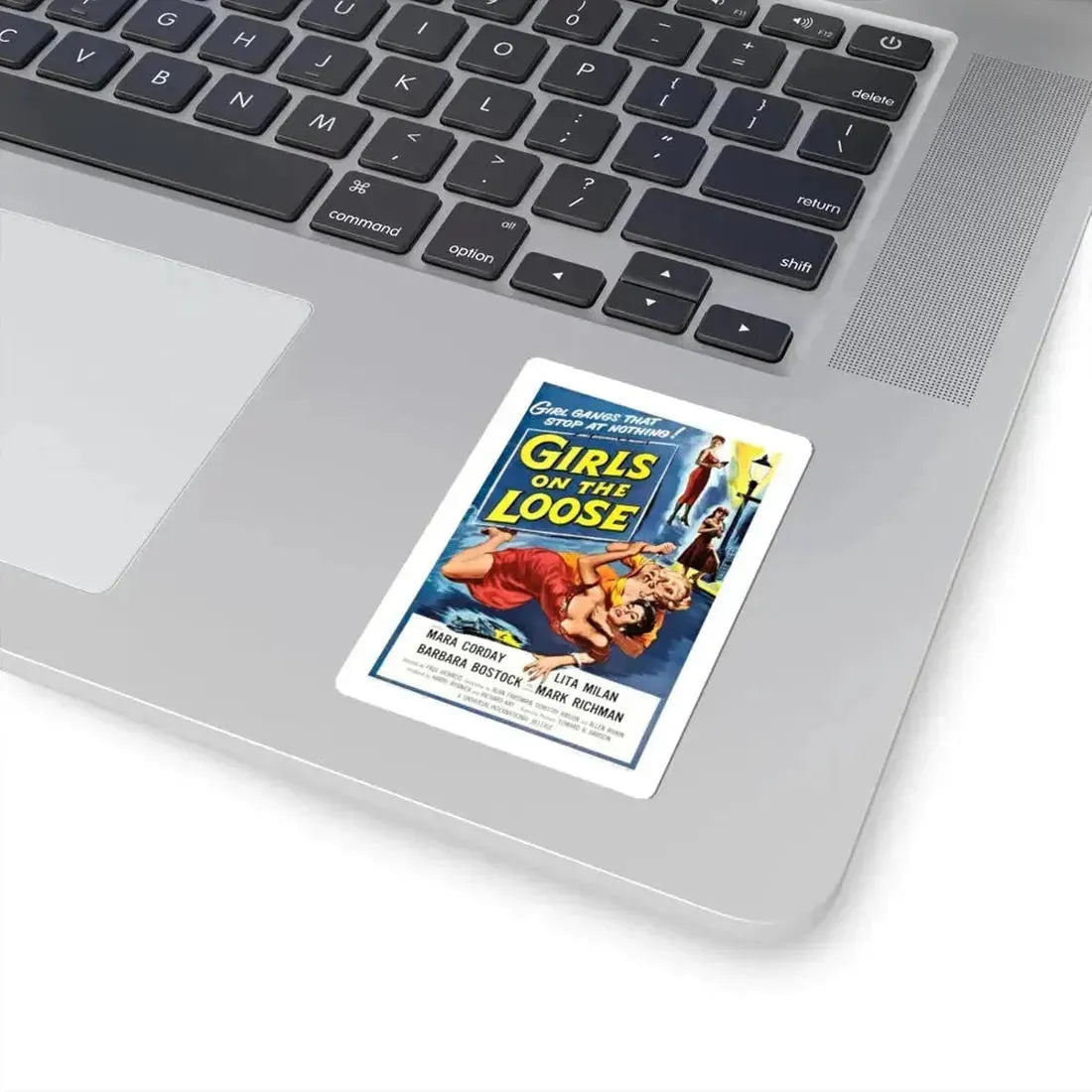 GIRLS ON THE LOOSE 1958 Movie Poster - STICKER Vinyl Kiss-Cut Decal - The Sticker Space