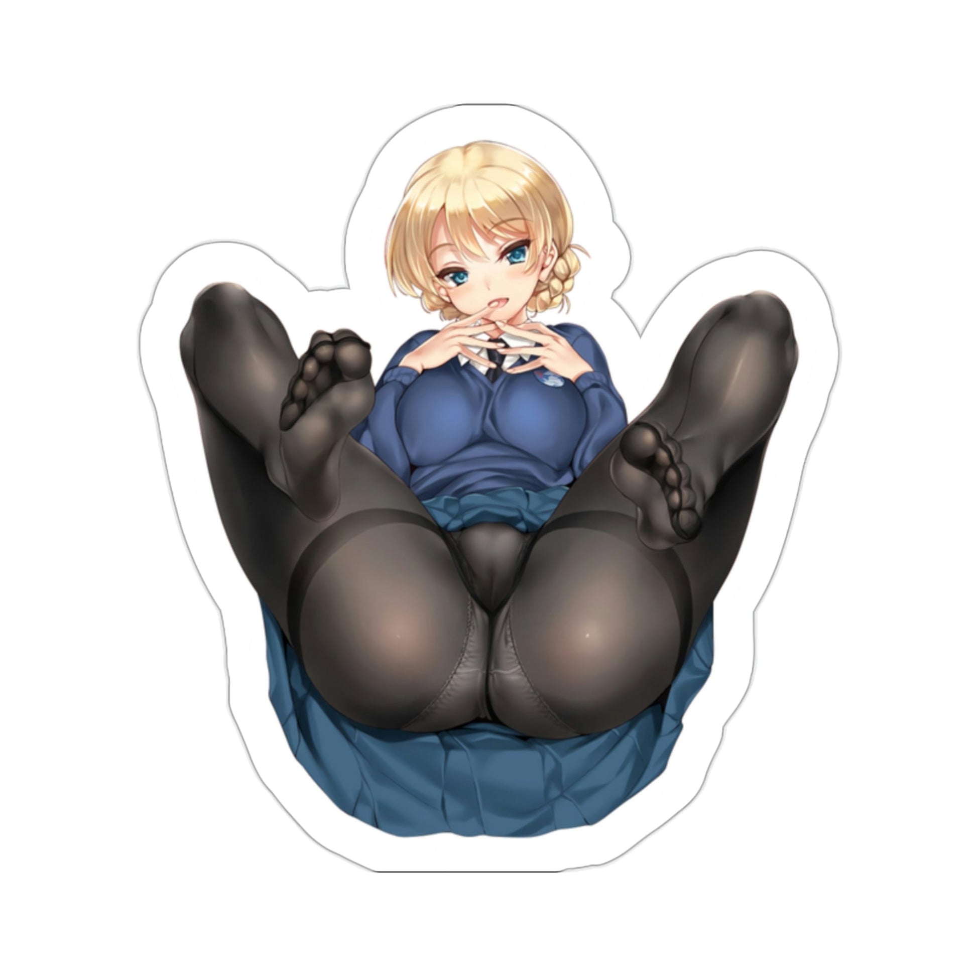 Girls und Panzer - Darjeeling (Anime/Ecchi/Waifu) STICKER Vinyl Die-Cut Decal-2 Inch-The Sticker Space