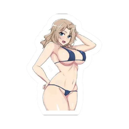 Girls und Panzer Kay 3 (Anime/Ecchi) STICKER Vinyl Kiss-Cut Decal 2 Inch White - The Sticker Space