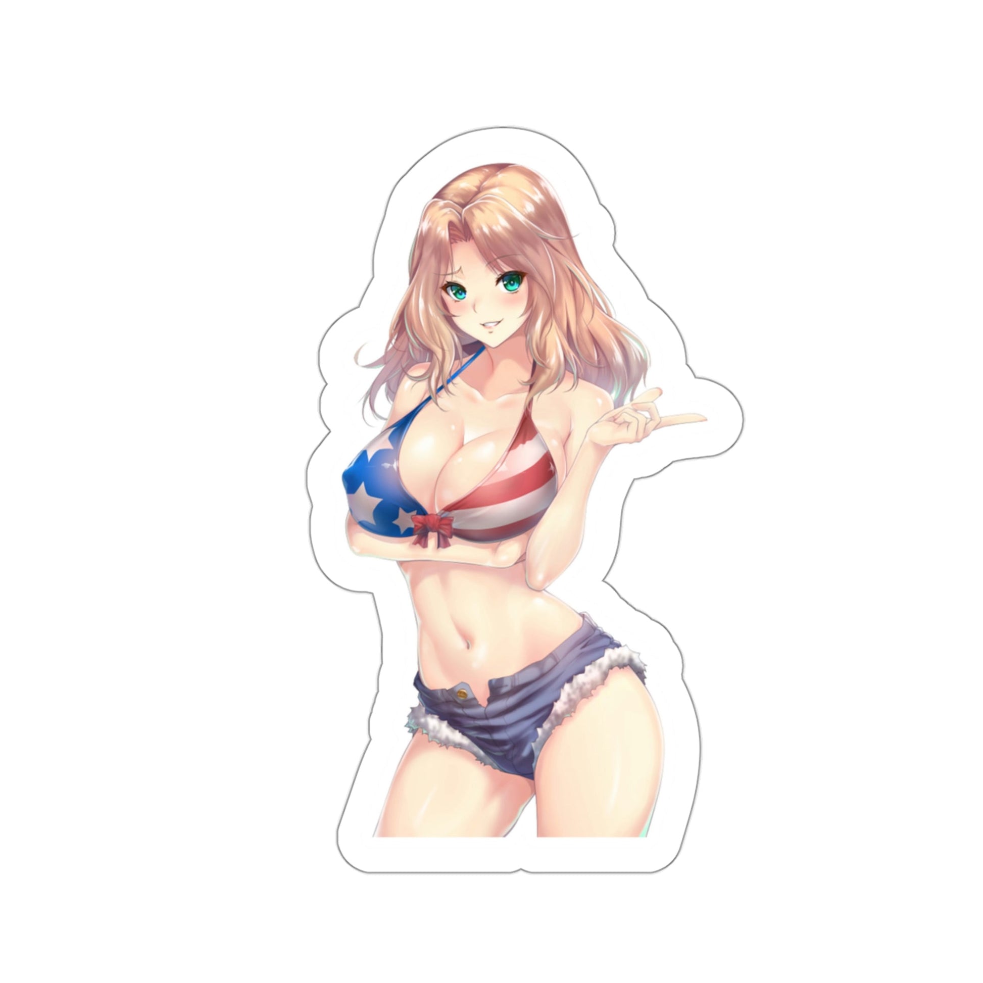 Girls und Panzer - Kay v2 (Anime/Ecchi/Waifu) STICKER Vinyl Die-Cut Decal-3 Inch-The Sticker Space