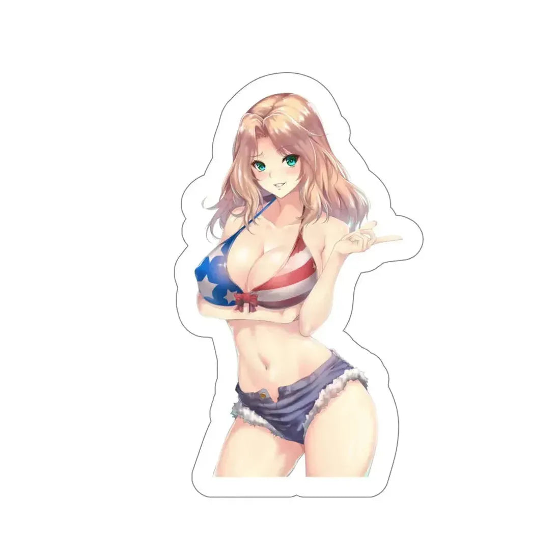Girls und Panzer - Kay v2 (Anime/Ecchi/Waifu) STICKER Vinyl Die-Cut Decal - The Sticker Space