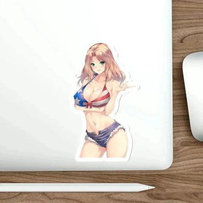 Girls und Panzer - Kay v2 (Anime/Ecchi/Waifu) STICKER Vinyl Die-Cut Decal - The Sticker Space