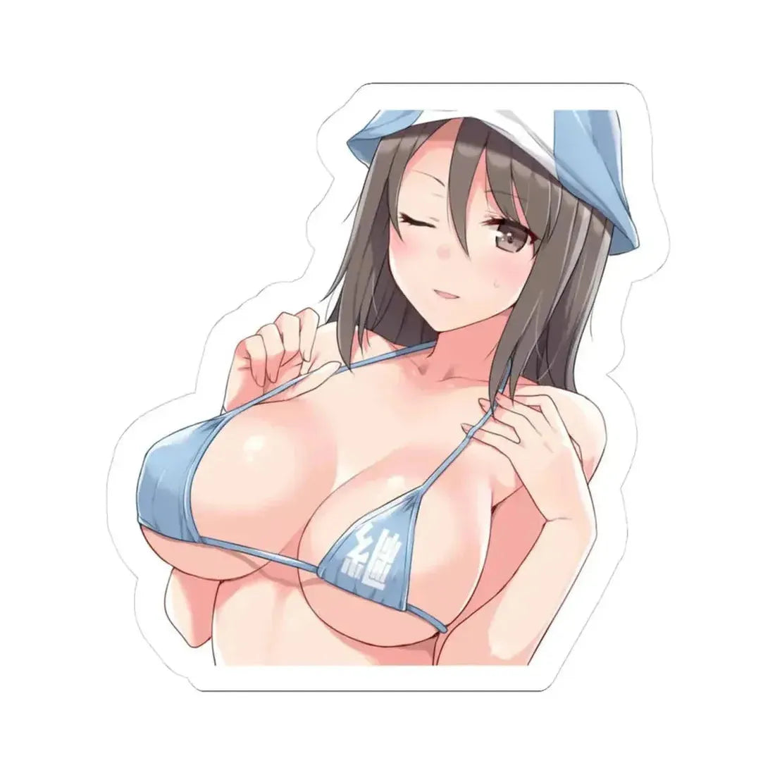 Girls und Panzer Mika 2 (Anime/Ecchi) STICKER Vinyl Kiss-Cut Decal 4 Inch White - The Sticker Space