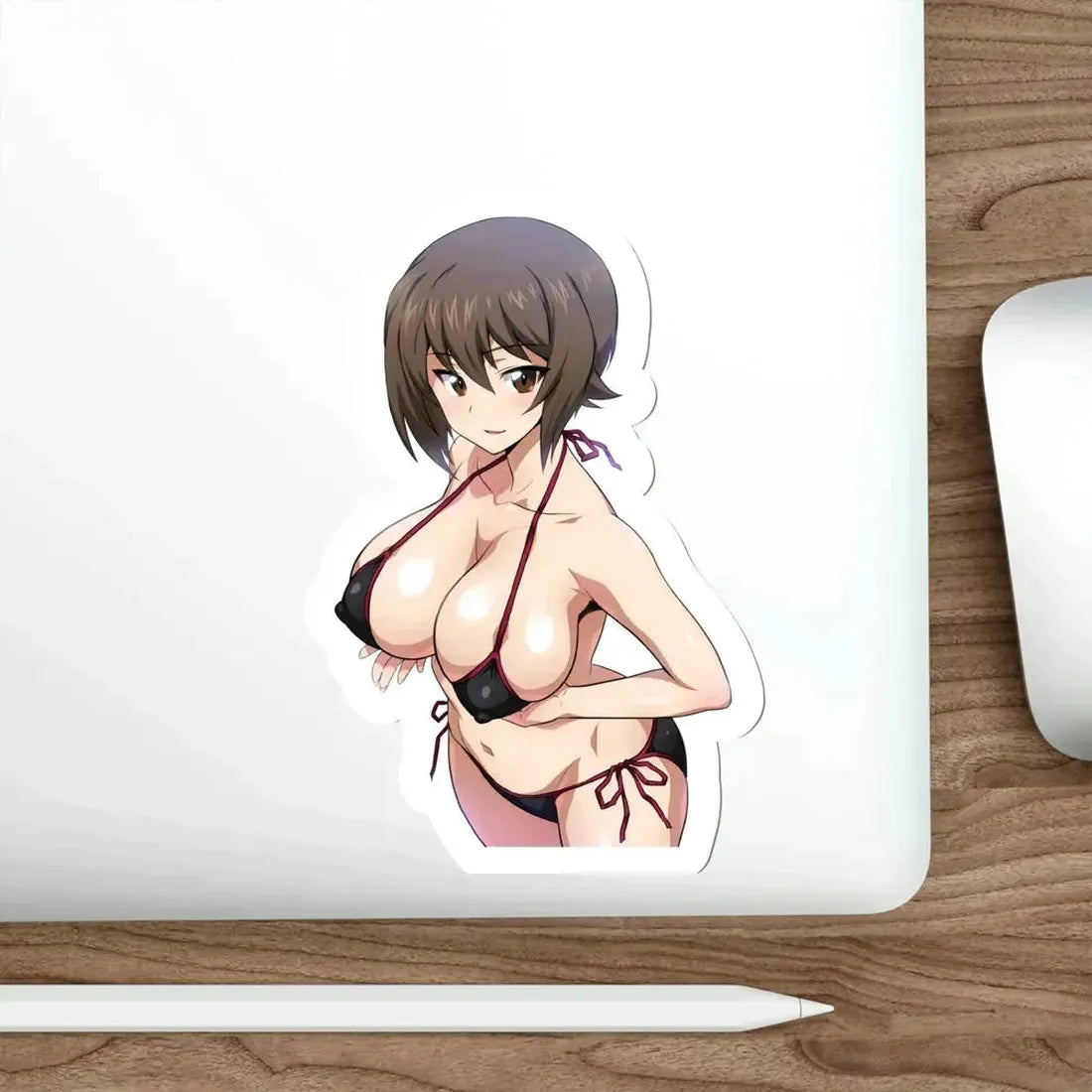 Girls und Panzer - Nishizumi Maho (Anime/Ecchi/Waifu) STICKER Vinyl Die-Cut Decal - The Sticker Space