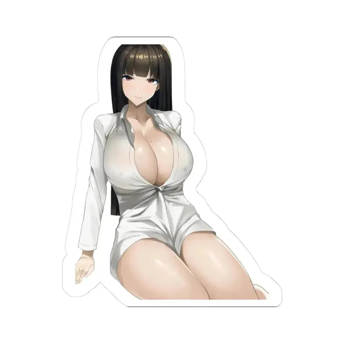 Girls und Panzer Nishizumi Shiho (Anime/Ecchi) STICKER Vinyl Kiss-Cut Decal 4 Inch White - The Sticker Space