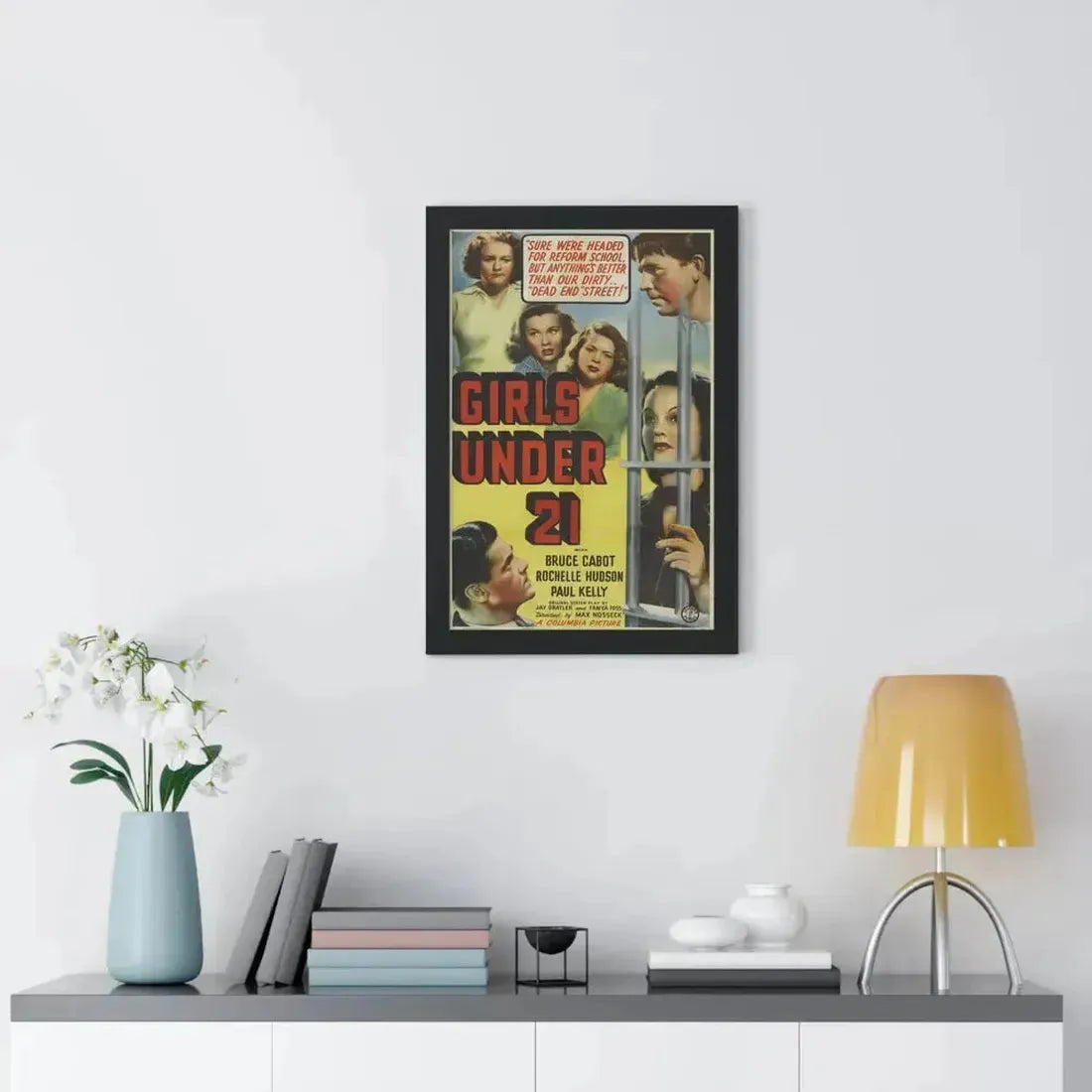 GIRLS UNDER 21 1940 - Framed Movie Poster - The Sticker Space