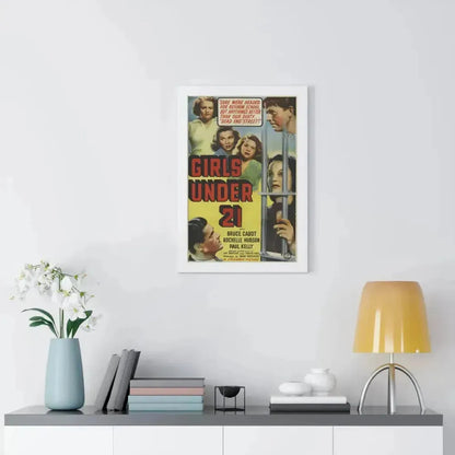 GIRLS UNDER 21 1940 - Framed Movie Poster - The Sticker Space