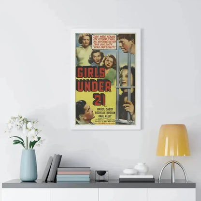 GIRLS UNDER 21 1940 - Framed Movie Poster - The Sticker Space