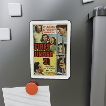 GIRLS UNDER 21 1940 Movie Poster - Die-Cut Magnet-The Sticker Space