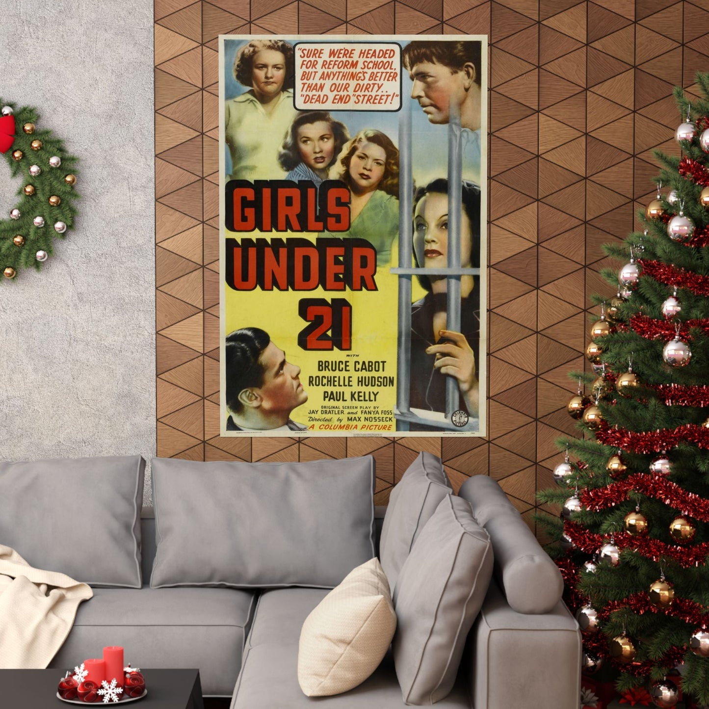 GIRLS UNDER 21 1940 - Paper Movie Poster-The Sticker Space