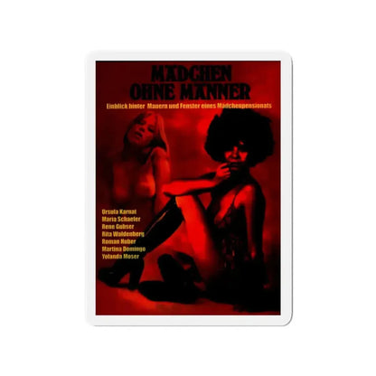 GIRLS WITHOUT LOVERS 1975 Movie Poster - Refrigerator Magnet 3 Inch - The Sticker Space
