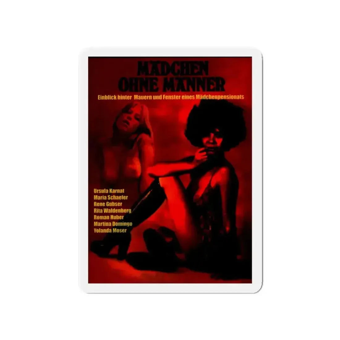 GIRLS WITHOUT LOVERS 1975 Movie Poster - Refrigerator Magnet - The Sticker Space