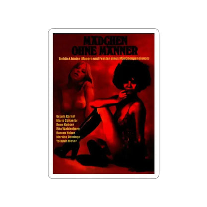 GIRLS WITHOUT LOVERS 1975 Movie Poster STICKER Vinyl Die-Cut Decal - The Sticker Space