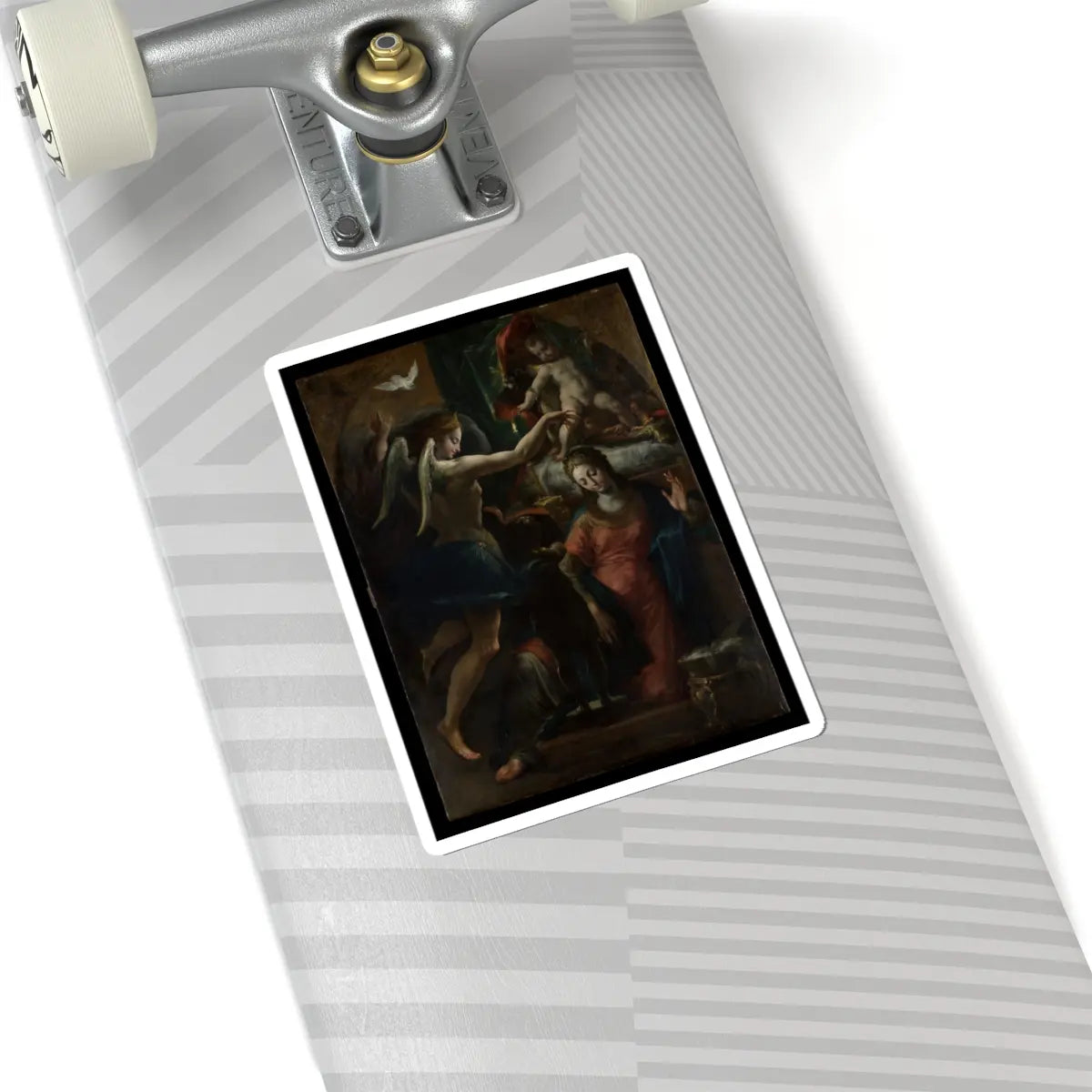 SKU:TSS-STICK-GRLMZZ-6X6-1N1B4 Sizes:6" × 6" Types:White