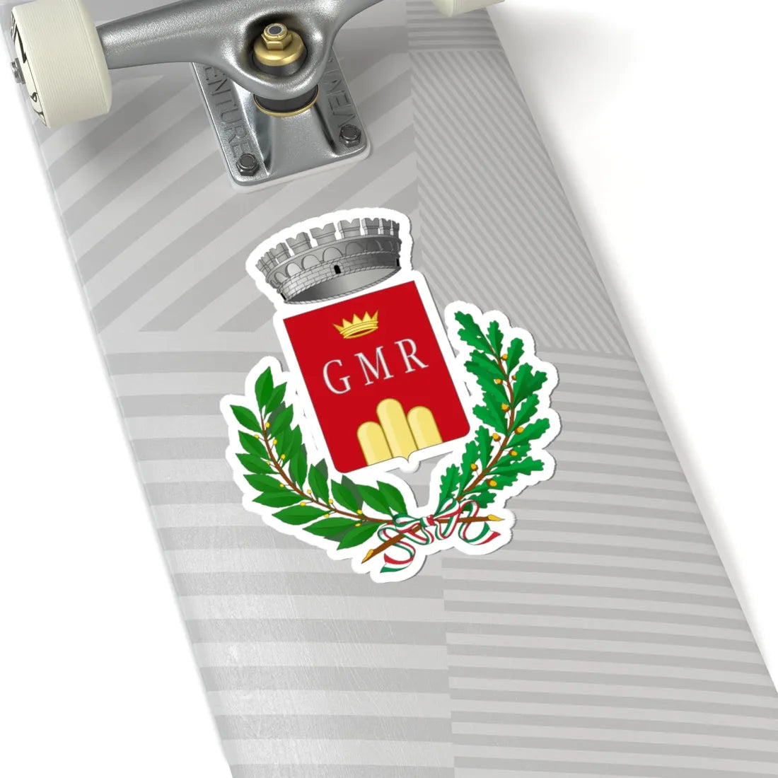 Gissi-Stemma (Italy) (Coat of Arms) STICKER Vinyl Kiss-Cut Decal - The Sticker Space