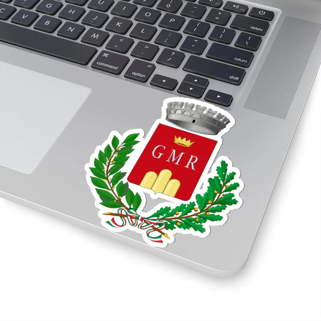 Gissi-Stemma (Italy) (Coat of Arms) STICKER Vinyl Kiss-Cut Decal - The Sticker Space