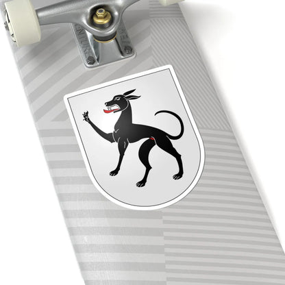 Giswil-coat of arms (Switzerland) (Coat of Arms) STICKER Vinyl Kiss-Cut Decal - The Sticker Space