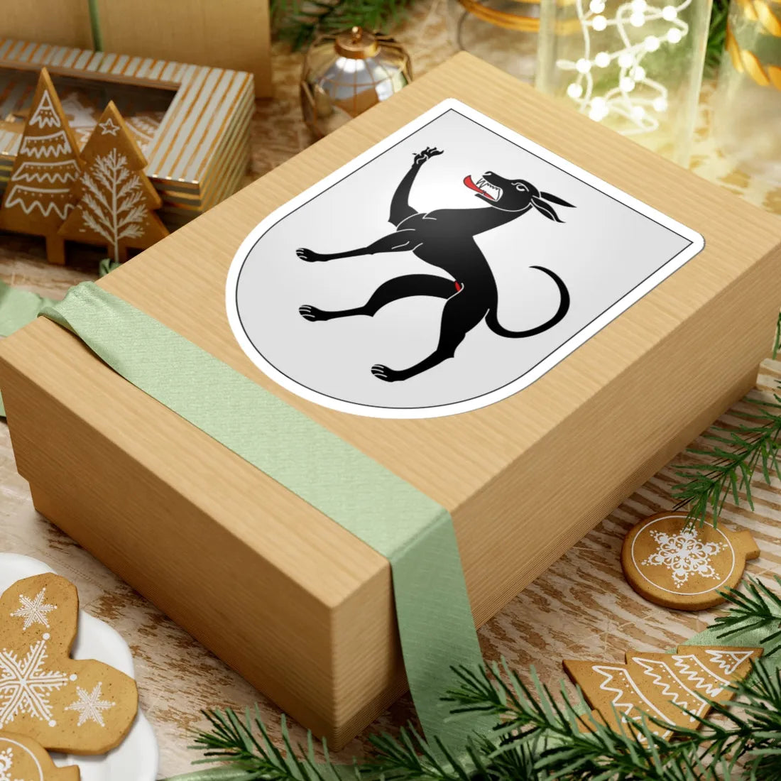 Giswil-coat of arms (Switzerland) (Coat of Arms) STICKER Vinyl Kiss-Cut Decal - The Sticker Space