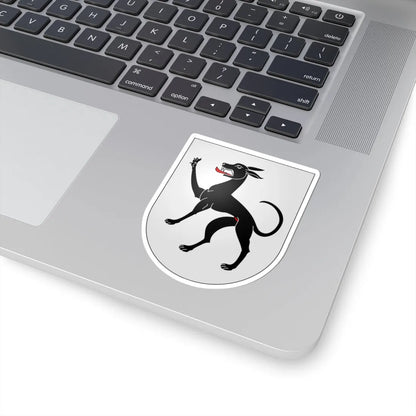Giswil-coat of arms (Switzerland) (Coat of Arms) STICKER Vinyl Kiss-Cut Decal - The Sticker Space