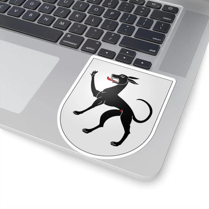 Giswil-coat of arms (Switzerland) (Coat of Arms) STICKER Vinyl Kiss-Cut Decal - The Sticker Space