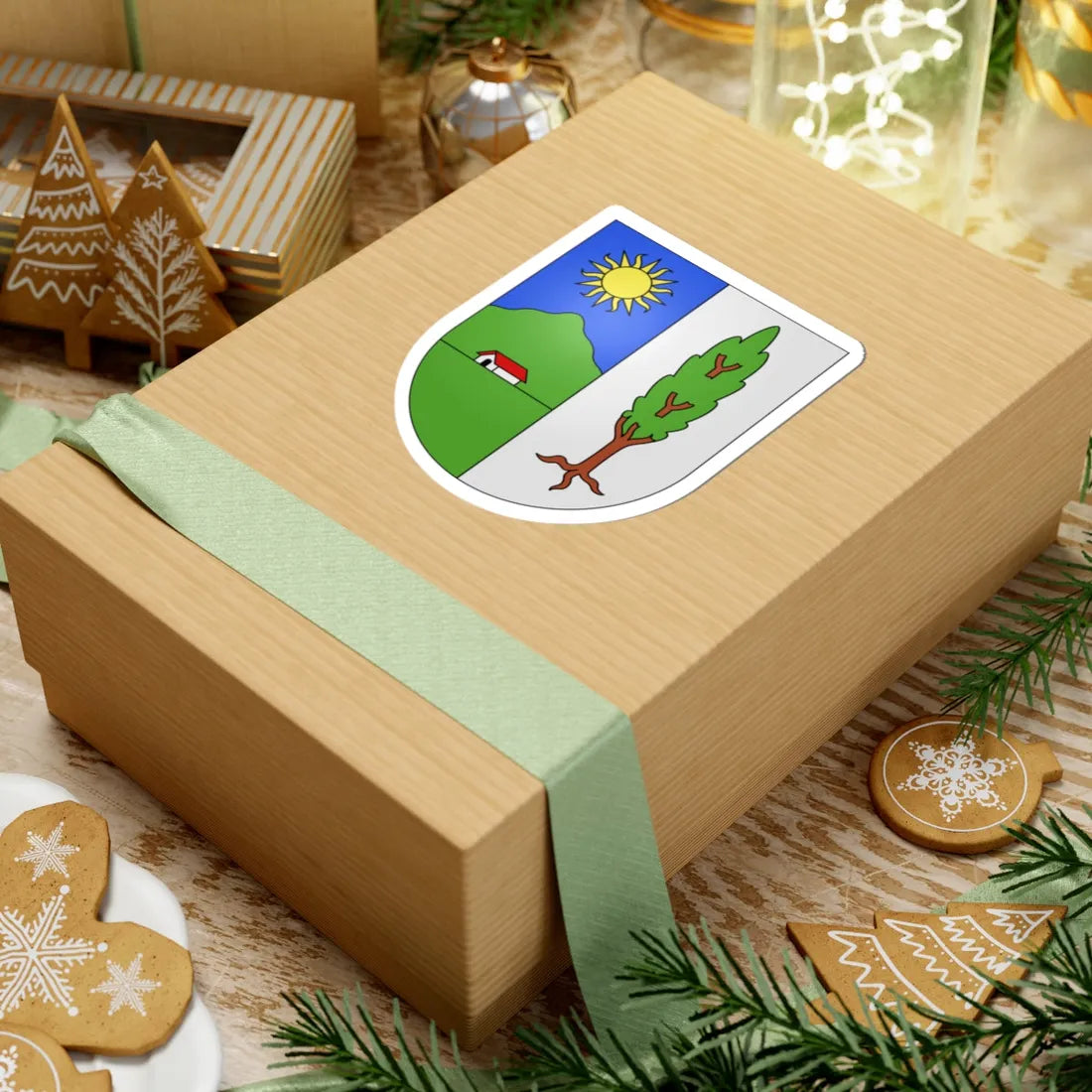 Giubiasco-coat of arms (Switzerland) (Coat of Arms) STICKER Vinyl Kiss-Cut Decal - The Sticker Space