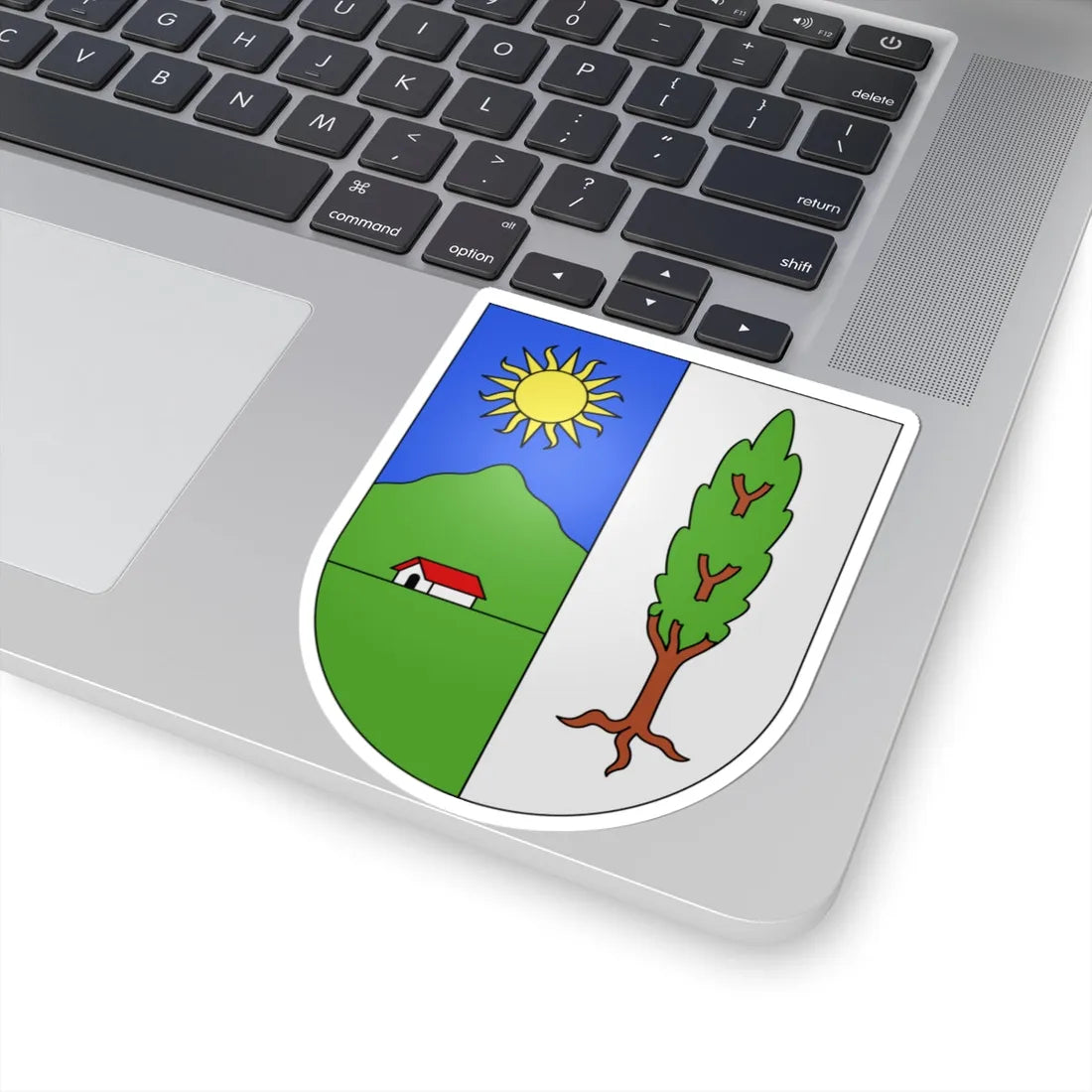 Giubiasco-coat of arms (Switzerland) (Coat of Arms) STICKER Vinyl Kiss-Cut Decal - The Sticker Space