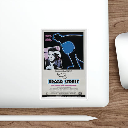 Give My Regards to Broad Street 1984 Movie Poster STICKER Vinyl Die-Cut Decal-The Sticker Space