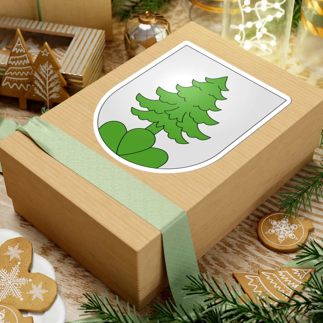 Givrins-coat of arms (Switzerland) (Coat of Arms) STICKER Vinyl Kiss-Cut Decal - The Sticker Space