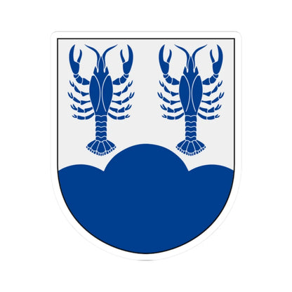 Gladhammar vapen (Sweden) (Coat of Arms) STICKER Vinyl Kiss-Cut Decal 2 Inch White - The Sticker Space