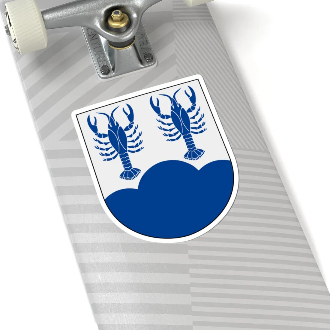 Gladhammar vapen (Sweden) (Coat of Arms) STICKER Vinyl Kiss-Cut Decal - The Sticker Space