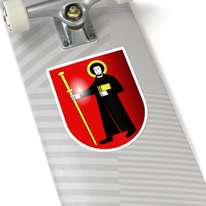 Glaris-coat of arms 3d (Switzerland) (Coat of Arms) STICKER Vinyl Kiss-Cut Decal - The Sticker Space