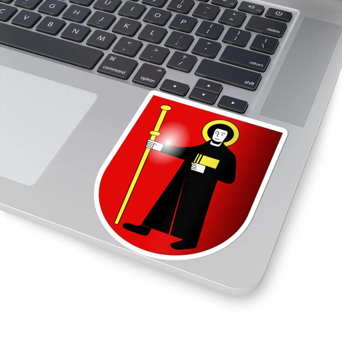 Glaris-coat of arms 3d (Switzerland) (Coat of Arms) STICKER Vinyl Kiss-Cut Decal - The Sticker Space