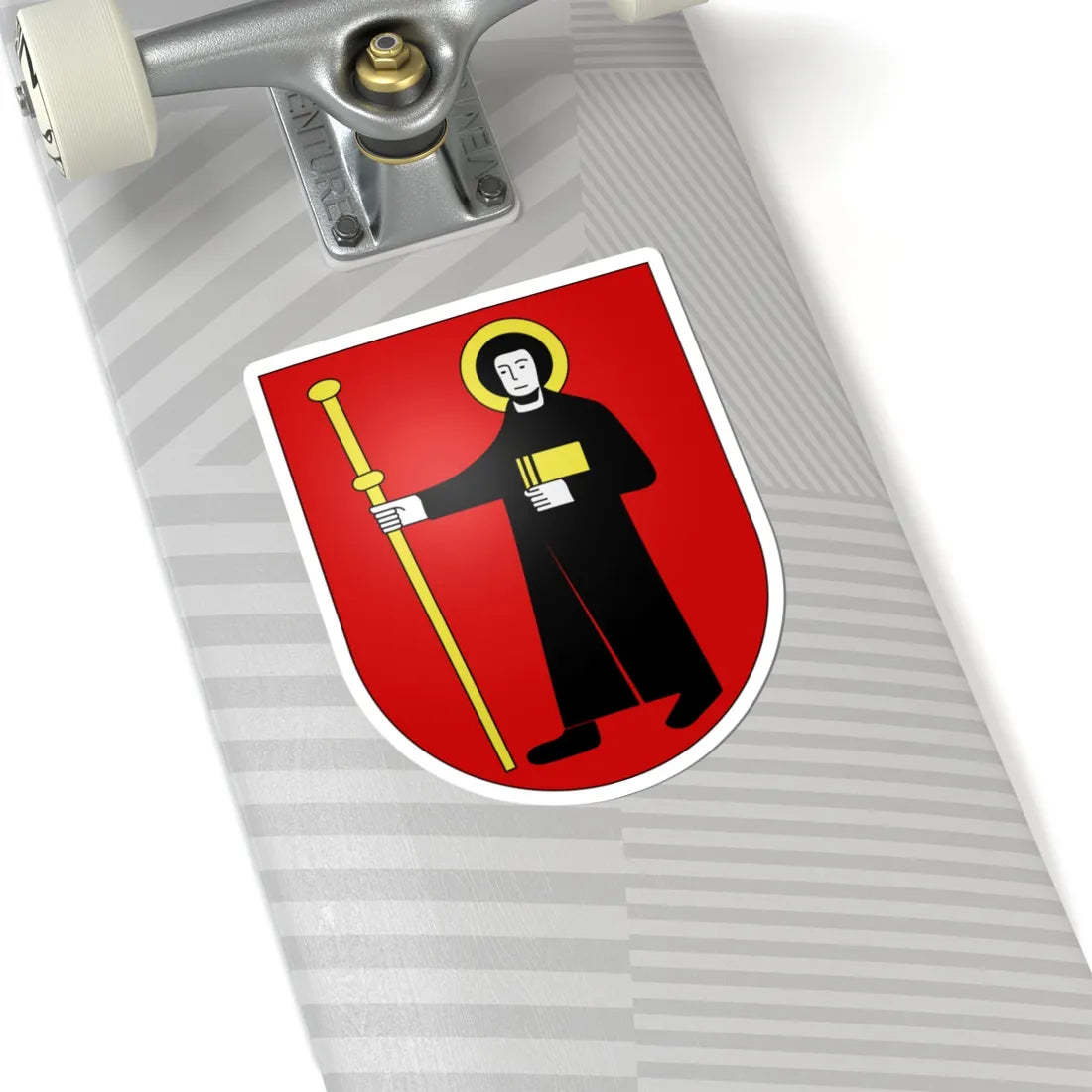 Glaris-coat of arms (Switzerland) (Coat of Arms) STICKER Vinyl Kiss-Cut Decal - The Sticker Space