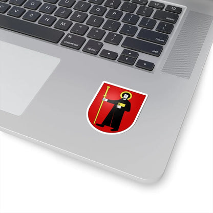 Glaris-coat of arms (Switzerland) (Coat of Arms) STICKER Vinyl Kiss-Cut Decal - The Sticker Space