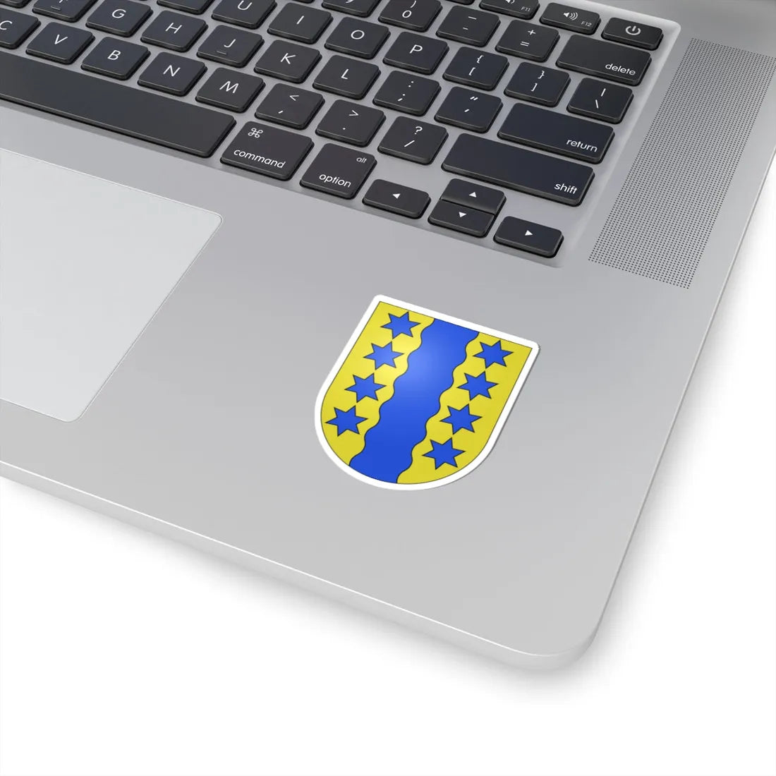 Glarus Nord-coat of arms (Switzerland) (Coat of Arms) STICKER Vinyl Kiss-Cut Decal - The Sticker Space