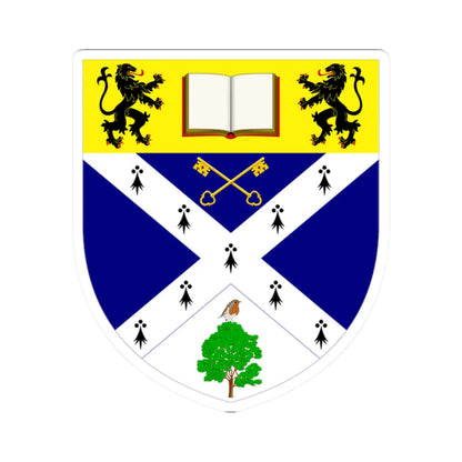 Glasgow Caledonian University arms (Scotland) (Coat of Arms) STICKER Vinyl Kiss-Cut Decal 2 Inch White - The Sticker Space