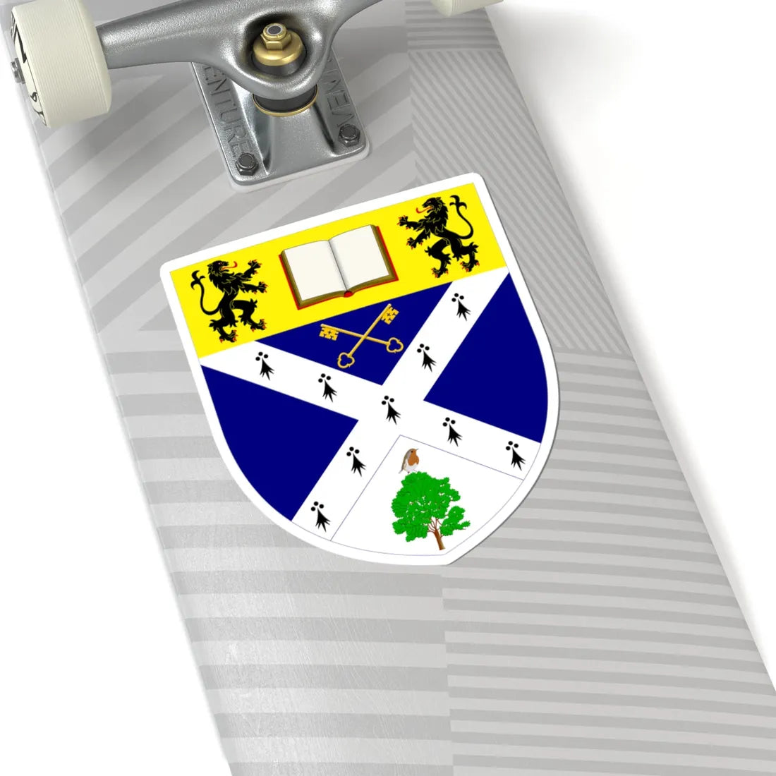 Glasgow Caledonian University arms (Scotland) (Coat of Arms) STICKER Vinyl Kiss-Cut Decal - The Sticker Space
