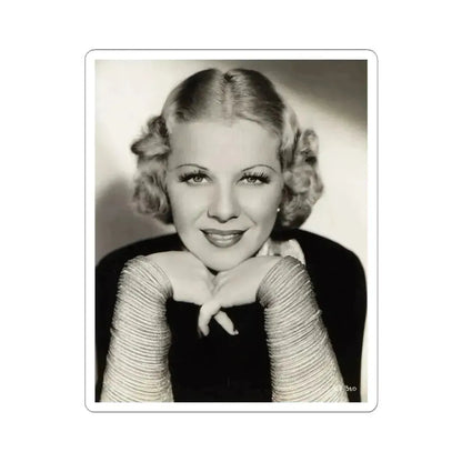 Glenda Farrell #32 (Vintage Female Icon) STICKER Vinyl Kiss-Cut Decal 3 Inch White - The Sticker Space