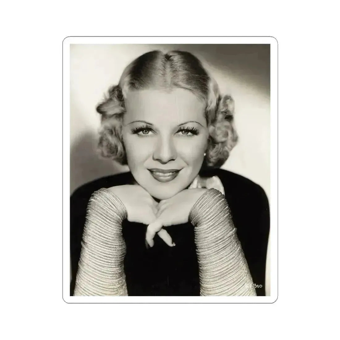 Glenda Farrell #32 (Vintage Female Icon) STICKER Vinyl Kiss-Cut Decal 4 Inch White - The Sticker Space