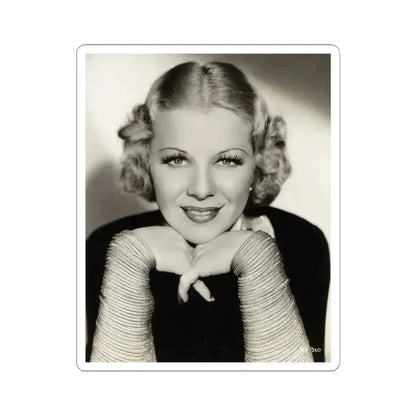Glenda Farrell #32 (Vintage Female Icon) STICKER Vinyl Kiss-Cut Decal 4 Inch White - The Sticker Space