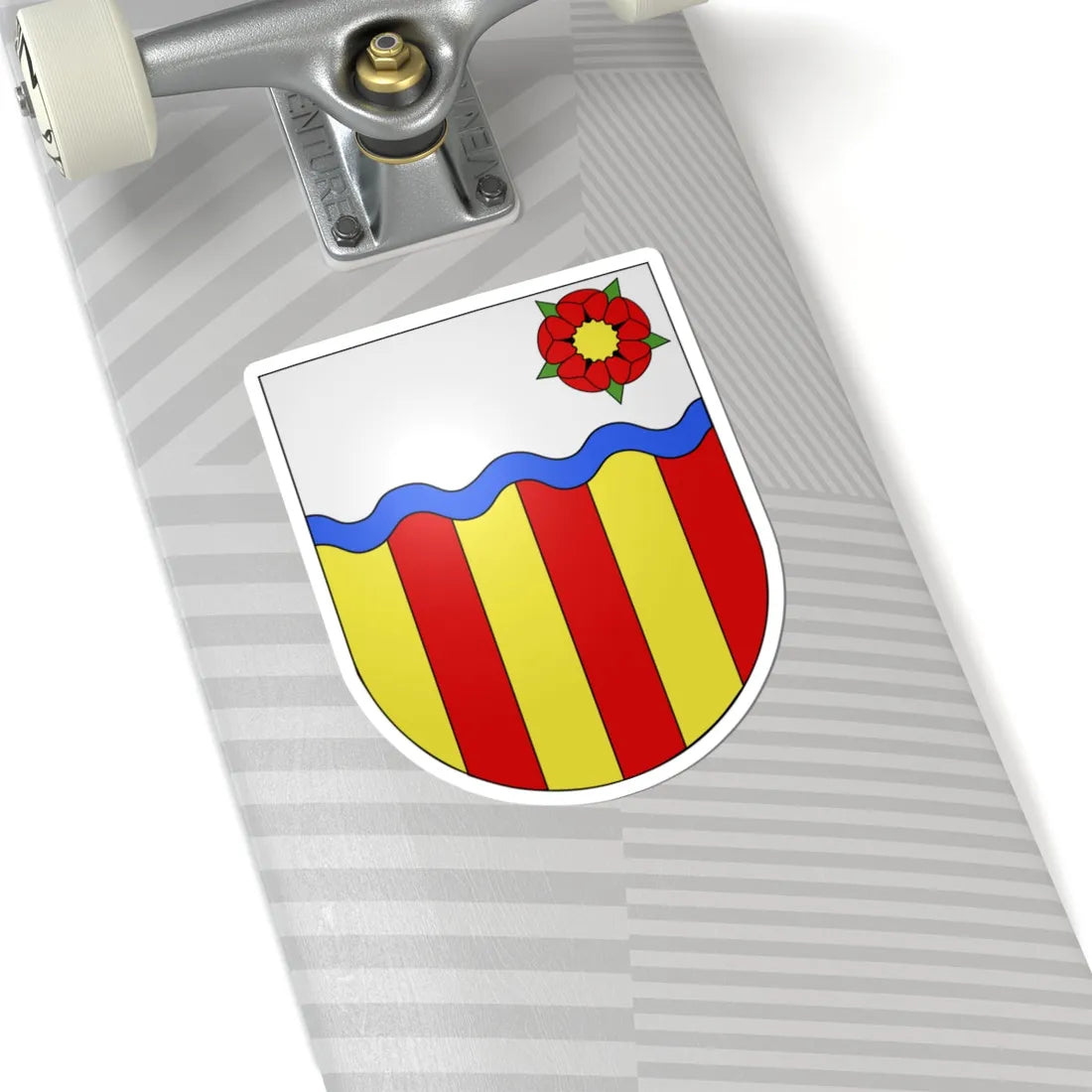 Gletterens-coat of arms (Switzerland) (Coat of Arms) STICKER Vinyl Kiss-Cut Decal - The Sticker Space
