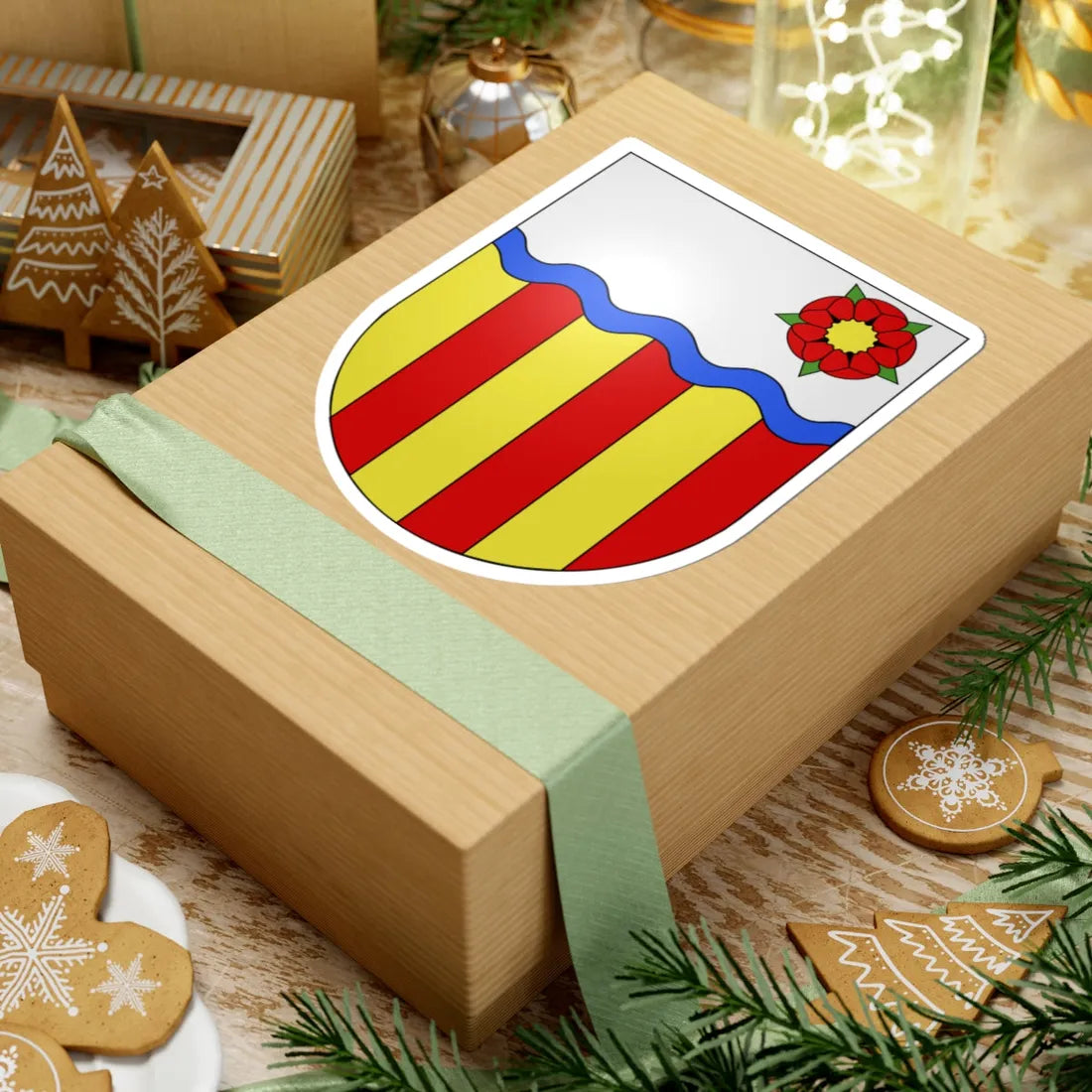 Gletterens-coat of arms (Switzerland) (Coat of Arms) STICKER Vinyl Kiss-Cut Decal - The Sticker Space