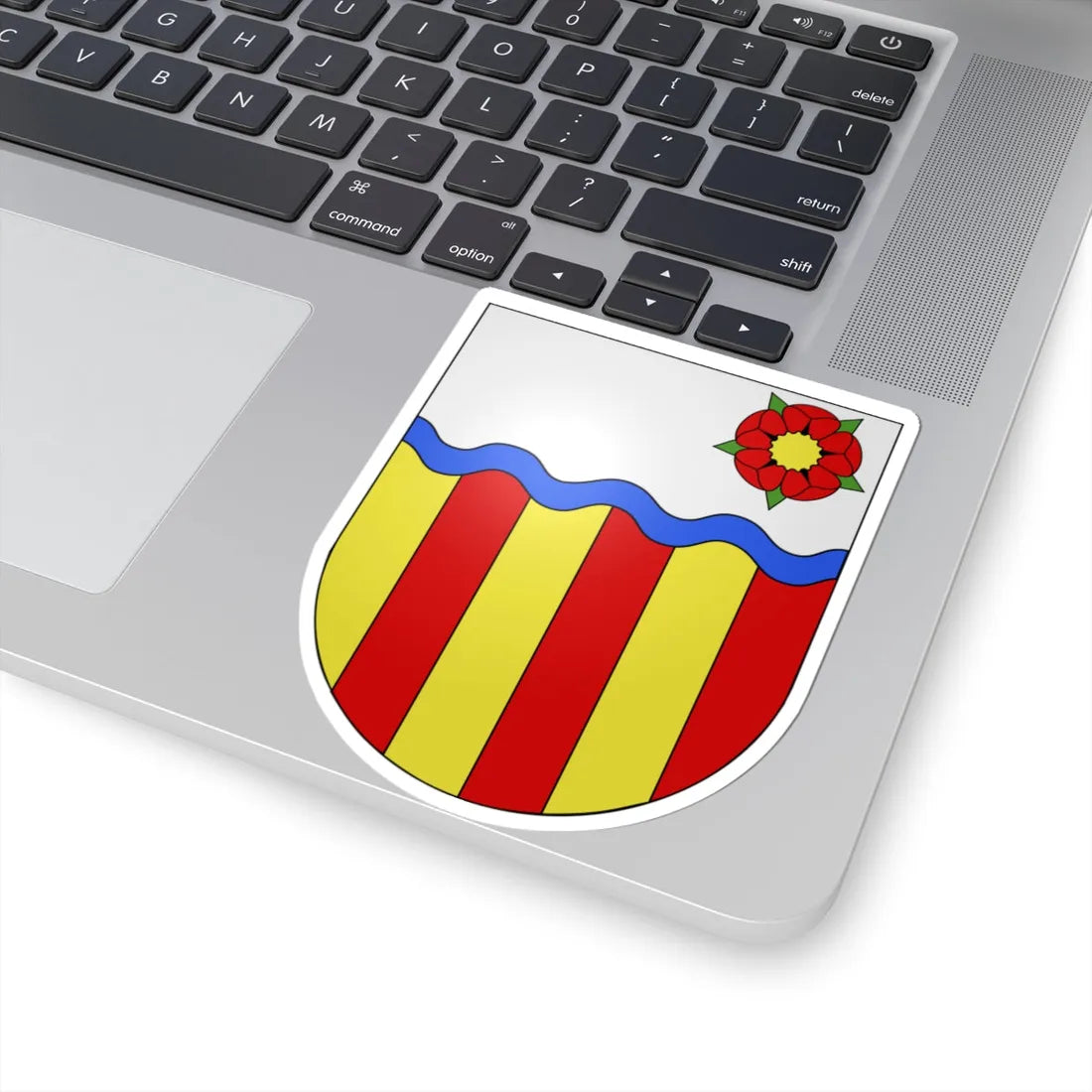 Gletterens-coat of arms (Switzerland) (Coat of Arms) STICKER Vinyl Kiss-Cut Decal - The Sticker Space